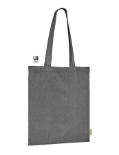 Shopping bag 80% Recycled cotton - 20% Polyester, 140grs (Ubag Java 4000)